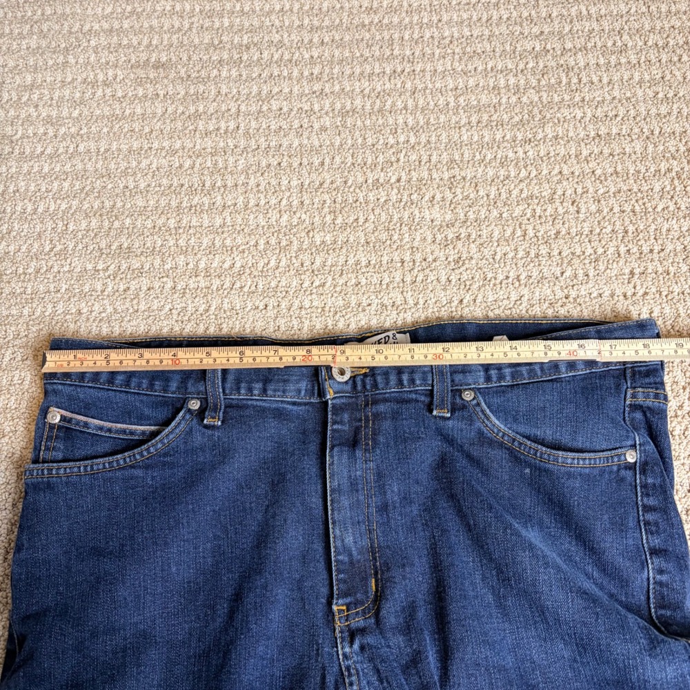 Naked & Famous Stacked Guy Deep Indigo Stretch Selvedge Jeans Blue 38 (36x30) - Picture 7 of 8